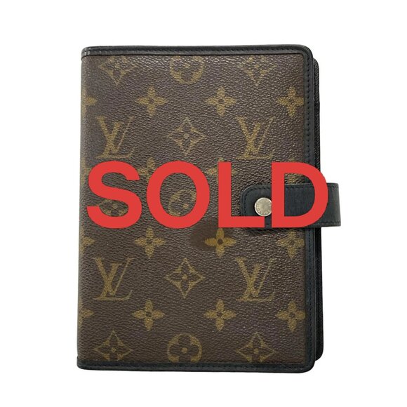 LOUIS VUITTON Agenda MM Monogram Macassar Agenda 503-041825 - Picture 1 of 7